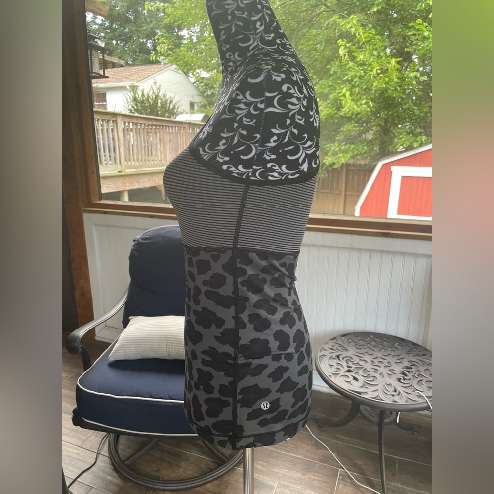 Lululemon Meshed Up Leopard and Striped Tank - Picture 2 of 6